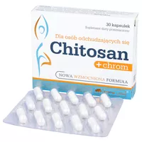 Olimp Chitosan + chrom - dla osób odchudzających się, 30 kapsułek