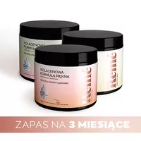 Zestaw Reme - Kolagenowa Formuła Piękna - zdrowie skóry, włosów i paznokci, mix 3 smaków, 3 x 150 g