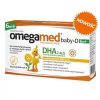 omegamed baby+D 6m+ - dla niemowląt powyżej 6. miesiąca życia, kapsułki twist-off, 30 sztuk