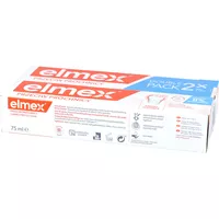 elmex - pasta do zębów przeciw próchnicy, duopak, 2 x 75 ml