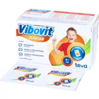 Vibovit Junior - dla dzieci w wieku od 4 do 12 lat, smak pomarańczowy, saszetki, 44 sztuki