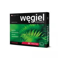 Węgiel aktywowany 30 tabl. NZA