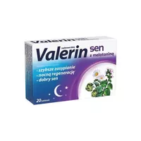 Valerin Sen z melatoniną, 20 tabletek