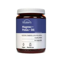 Vitaler's Magnez + Potas + B6, 60 kapsułek