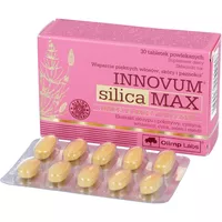 Olimp - Innovum silica Max, wsparcie pięknych włosów, skóry i paznokci, 30 tabletek