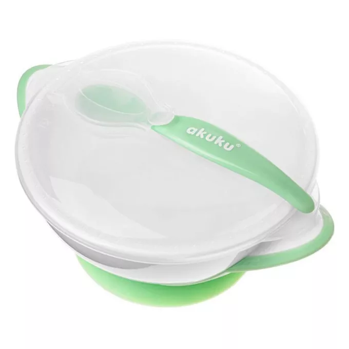 AKUKU Miseczka n/prz.White/Green A0504 BL