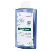 Klorane - szampon na bazie włókien lnu do włosów cienkich i pozbawionych objętości, 400 ml