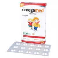 omegamed odporność 3+ - pastylki żelowe do żucia dla dzieci powyżej 3 roku życia, 30 sztuk