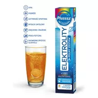 Plusssz Elektrolity + 100% Multiwitamina, 24 tabletki musujące