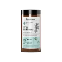 VisPlantis - odświeżająca sól do kąpieli stóp ograniczająca potliwość, mięta + mentol, 560 g