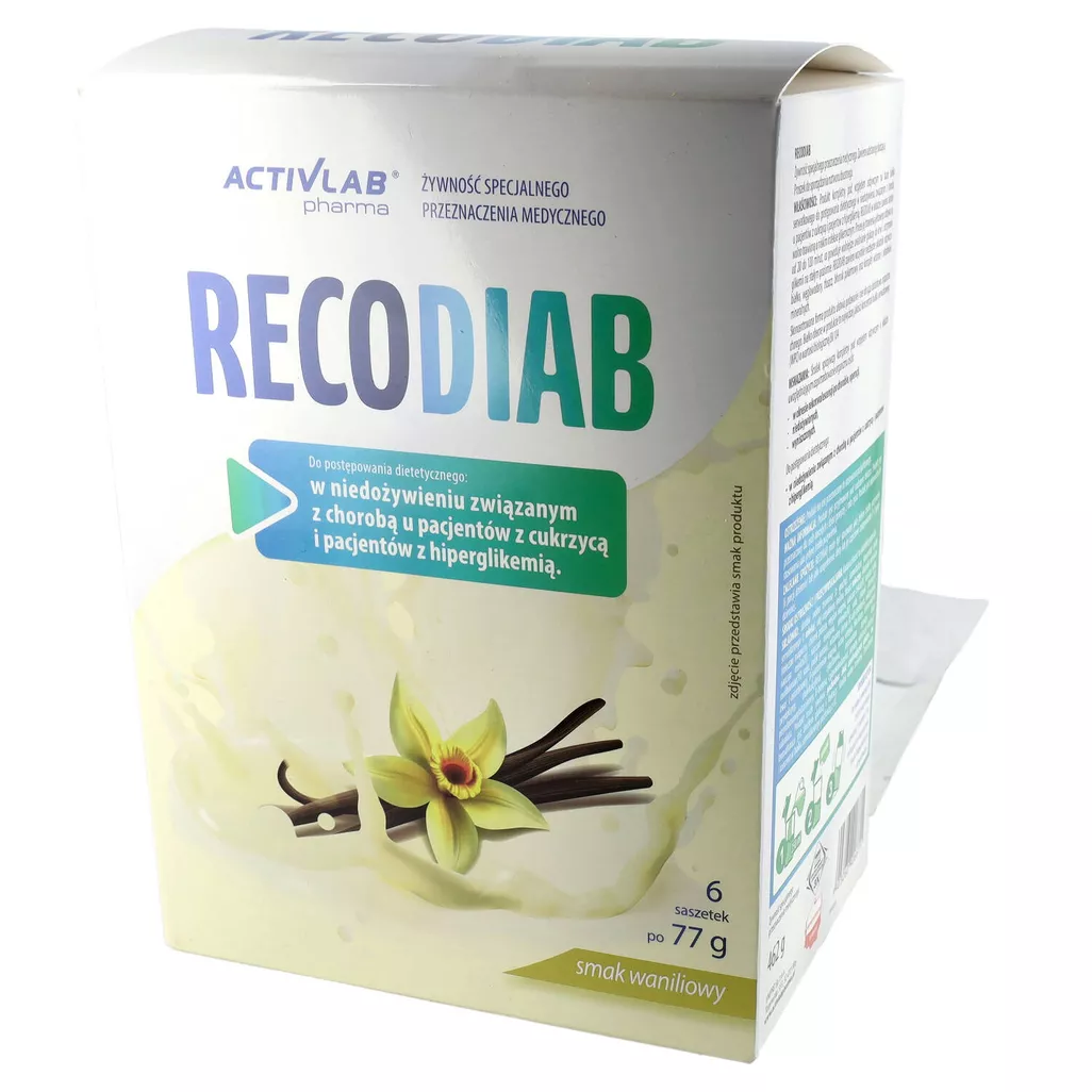 ACTIVLAB - Recodiab, wanilia, kompletne źródło pożywienia, 6