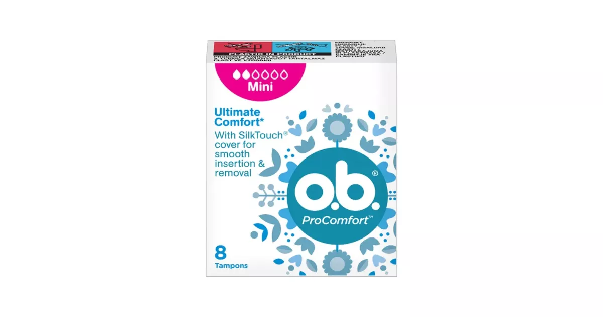 o.b. ProComfort Mini - tampony higieniczne, 8 sztuk