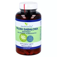 Medverita Palma sabałowa ekstrakt, 120 kapsułek