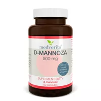MEDVERITA D-mannoza 500 mg 50 kaps. BL