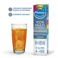 Plusssz 100% Multiwitamina Mężczyzna Complex, 20 tabletek musujących