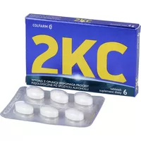 COLFARM - 2KC, regeneruje metabolizm alkoholu, 6 tabletek