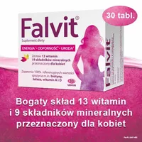 Falvit - tabletki drażowane, 30 sztuk
