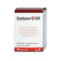 Szelazo + SR - żelazo, kapsułki o przedłużonym uwalnianiu (SR), 30 sztuk