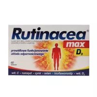 Rutinacea Max D3 - witaminy i minerały, tabletki, 60 sztuk