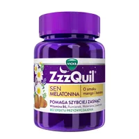 ZzzQuil Natura, smak mango-banan, 30 żelek