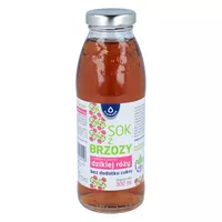 Sok z brzozy - z naparem z owoców dzikiej róży, 300ml