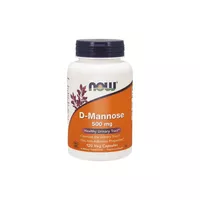  NOW FOODS, D-Mannose, 500 mg, 120 kapsułek