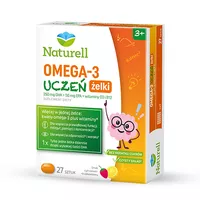 Naturell Omega 3 Uczeń, żelki, 27 sztuk