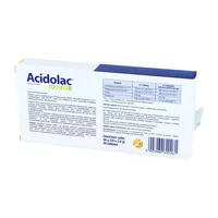 Acidolac Junior, dla dzieci od 3 lat, smak białej czekolady, 20 misio-tabletek