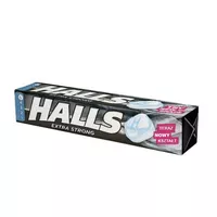 HALLS EXTRA STRONG - cukierki o smaku miętowym, 33,5 g, 9 sztuk