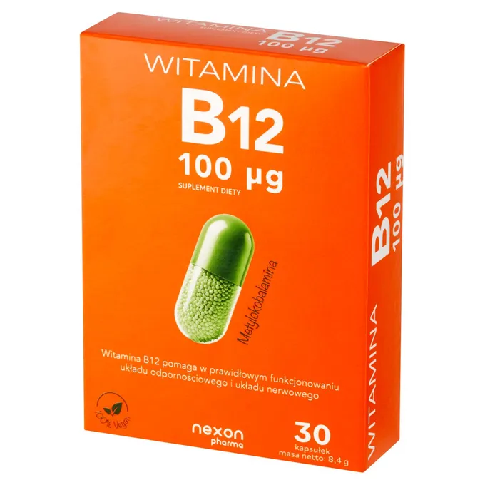 Nexon Witamina B12 100 mcg, 30 kapsułek