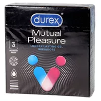 Durex Mutual Pleasure - prezerwatywy, 3 sztuki