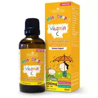 Natures Aid Mini Drops - witamina C 100mg, 50ml