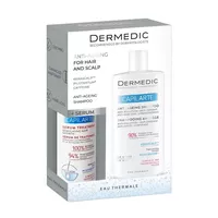 Dermedic Capilarte, zestaw, szampon anti-ageing, 300 ml + serum stymulujące wzrost włosów, 150 ml,1 komplet