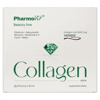 PharmoVit - Collagen drink Beauty Line, 30 sztuk x 30 ml