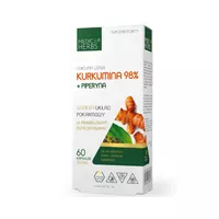 M.HERBS Kurkumina 98%+Piperyna 60 kaps.BL