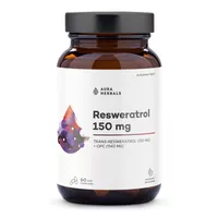 AURA HERBALS Resweratrol 150 mg 60 kaps.BL
