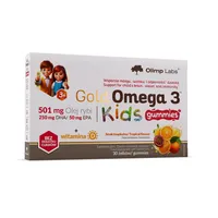 OLIMP Gold Omega 3 Kids Żelki sm.trop.30BL