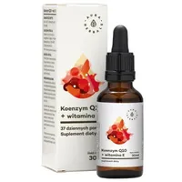 Aura Herbals - Koenzym Q10 + witamina E, krople, 30 ml