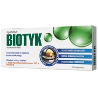 BIOTYK  - 400 mg, 2 w 1, probiotyk + prebiotyk, kapsułki, 10 sztuk