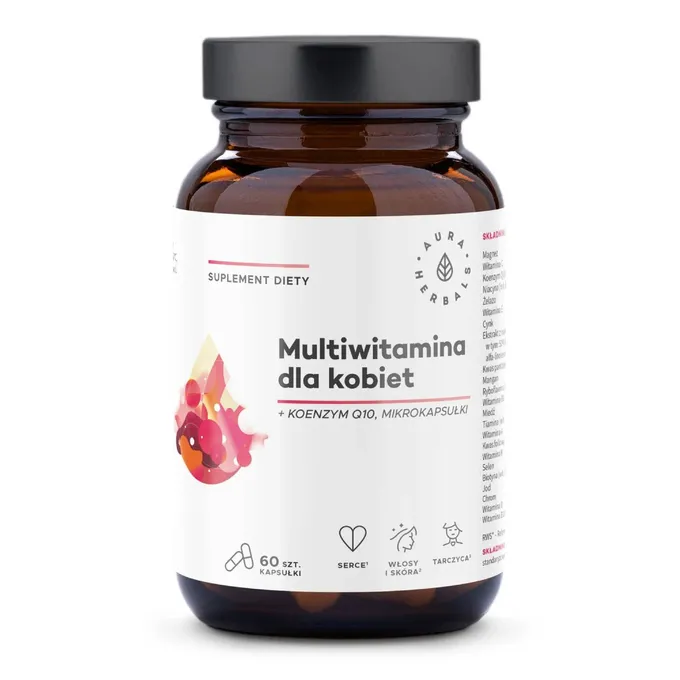AURA HERBALS Multiwit.d/kobiet 60 kaps. BL