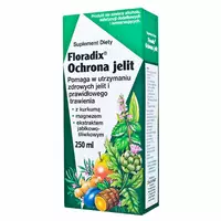 Floradix Ochrona Jelit - zdrowe jelita i prawidłowe trawienie, płyn 250 ml