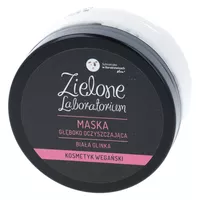 Zielone Laboratorium - maska głęboko oczyszczająca z białą glinką, 100ml