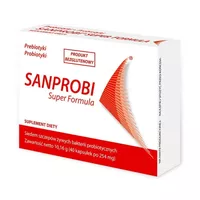 SANPROBI Super Formula - probiotyk + prebiotyk, kapsułki, 40 sztuk