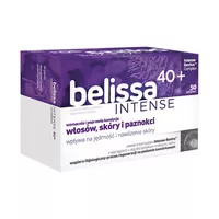 Belissa INTENSE 40+ - suplement diety, włosy, skóra, paznokcie, 50 tabletek