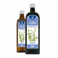 Oleofarm - olej lniany tłoczony na zimno, 1000 ml