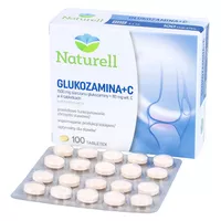 Naturell - Glukozamina + C, 100 tabletek