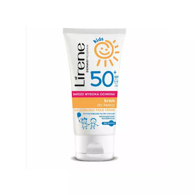 Lirene kids - krem do twarzy SPF 50+, 50 ml