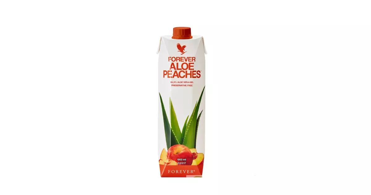 FOREVER - Aloe Peach, sok aloesowy z brzoskwiniami, 1l - skad, cena,  opinie | iZielnik.pl