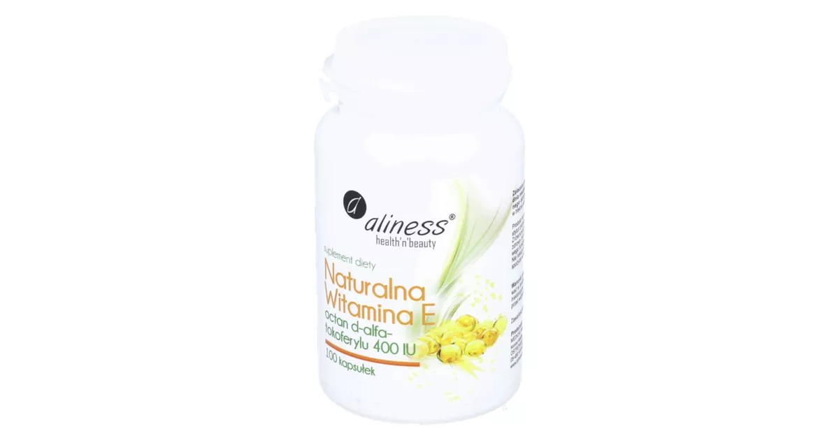 Vitamine E Naturelle Aliness - 400 UI - 100 Capsules - Neuf Sous Blister