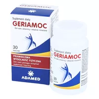 Geriamoc - żeń-szeń, witaminy i składniki mineralne, wspomaganie wydolności fizycznej, 30 kapsułek 